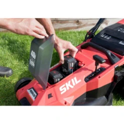 SKIL 20V Grasmaaier 0140BA Brushless 43cm + 2 Accu's 4,0Ah + Snellader -Tuingereedschap Verkoop 123 1051
