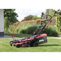 SKIL 20V Grasmaaier 0140BA Brushless 43cm + 2 Accu's 4,0Ah + Snellader -Tuingereedschap Verkoop 123 1052