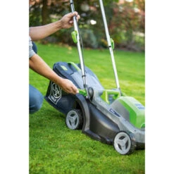 LUX 20V Accu Grasmaaier 33cm Incl. 2 Accu's 4,0Ah + Lader -Tuingereedschap Verkoop 123 1066