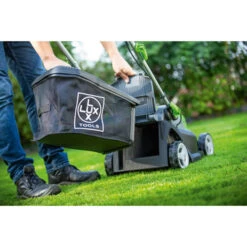 LUX 20V Accu Grasmaaier 33cm Incl. 2 Accu's 4,0Ah + Lader -Tuingereedschap Verkoop 123 1068