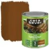 CetaBever Tuinhoutbeits Transparant Donker Eiken Zijdeglans 750 Ml -Tuingereedschap Verkoop 123 1417