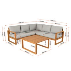 Loungeset Louis Eucalyptushout -Tuingereedschap Verkoop 123 1725