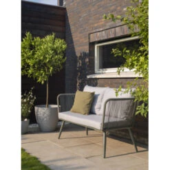 Loungebank Pamplona Legergroen -Tuingereedschap Verkoop 123 1774