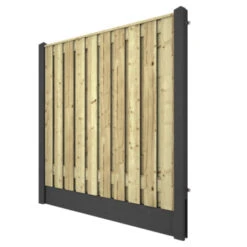 Houtbetonschutting Antraciet Grenen Per Meter -Tuingereedschap Verkoop 123 1901