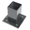 Voet Voor Vierkante Paal Antraciet 60/60 Mm -Tuingereedschap Verkoop 123 1968