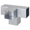 Paalverbinder Voor Pergola T-verbindingsstuk 4-kants 9x9 Cm Gegalvaniseerd -Tuingereedschap Verkoop 123 1999