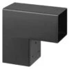 Paalverbinder Voor Pergola Hoekstuk 2-kants 7x7 Cm Zwart -Tuingereedschap Verkoop 123 2010