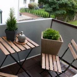 Balkonscherm Doek Grijs 90x500cm -Tuingereedschap Verkoop 123 2066