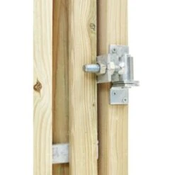 Poort Voor Houtbetonschutting Grenen Rechtsdraaiend 100cm Breed -Tuingereedschap Verkoop 123 2299