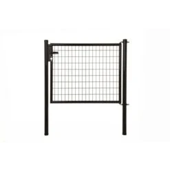 Poort Napoli Ral 9005 Zwart 120x125 Cm