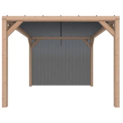 Pergola Silvano Douglas Incl. Schaduwdoek & Zijdoek 324x324 Cm -Tuingereedschap Verkoop 123 2525