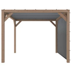 Pergola Silvano Douglas Incl. Schaduwdoek & Zijdoek 324x324 Cm -Tuingereedschap Verkoop 123 2526