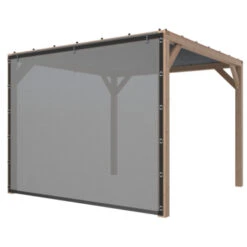 Pergola Silvano Douglas Incl. Schaduwdoek & Zijdoek 324x324 Cm -Tuingereedschap Verkoop 123 2528