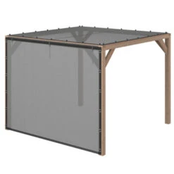 Pergola Silvano Douglas Incl. Schaduwdoek & Zijdoek 324x324 Cm -Tuingereedschap Verkoop 123 2530