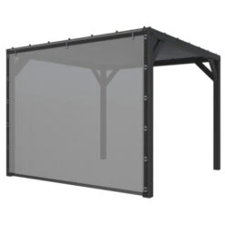 Pergola Silvano Zwart Inclusief Zijdoek -Tuingereedschap Verkoop 123 2627