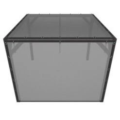 Pergola Silvano Zwart Inclusief Zijdoek -Tuingereedschap Verkoop 123 2628