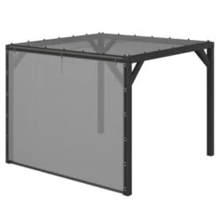 Pergola Silvano Zwart Inclusief Zijdoek -Tuingereedschap Verkoop 123 2629