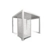 Zijwand Louvre Voor Pergola Classic & Deluxe Wit 400 Series -Tuingereedschap Verkoop 123 2636