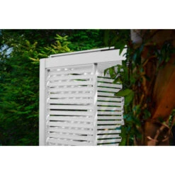 Zijwand Louvre Voor Pergola Classic & Deluxe Wit 400 Series -Tuingereedschap Verkoop 123 2640