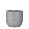 Nora Pot Rond Grijs H27xd30 Cm -Tuingereedschap Verkoop 123 2741