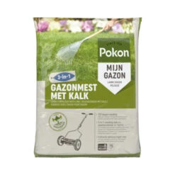 Pokon Gazonmest Met Kalk 3-in-1 5kg -Tuingereedschap Verkoop 123 2764