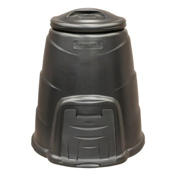 Compostbak Zwart Kunststof 220 Liter 3 Compostbak Zwart Kunststof 220 Liter