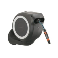 Gardena Wandslangenbox Roll Up 15 Grijs/wit Meter Incl. Tuinspuit -Tuingereedschap Verkoop 123 3200