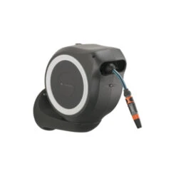 Gardena Wandslangenbox Roll Up 15 Grijs/wit Meter Incl. Tuinspuit -Tuingereedschap Verkoop 123 3201