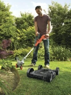Black & Decker BLACK+DECKER 18V 3-in-1 Strimmer LI-ION 20 Cm Incl. 2,0Ah Accu + Lader -Tuingereedschap Verkoop 123 360