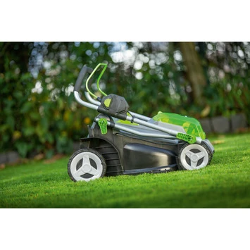 LUX 20V Accu Grasmaaier 37cm Incl. 2 Accu's 4,0Ah + Lader 11 LUX 20V Accu Grasmaaier 37cm Incl. 2 Accu's 4,0Ah + Lader - Image 9