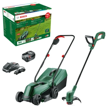 Bosch 18V Grasmaaier EasyMower + Trimmer EasyGrassCut (incl. 4.0Ah Accu + Lader) 3 Bosch 18V Grasmaaier EasyMower + Trimmer EasyGrassCut (incl. 4.0Ah Accu + Lader)