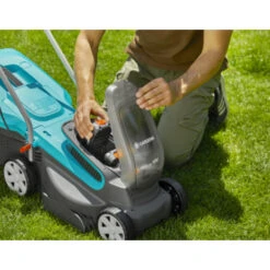 Gardena 2x18V Grasmaaier 32cm Powermax 32/36V (Incl 2 Accu's 2.5Ah + Oplader) -Tuingereedschap Verkoop 123 965